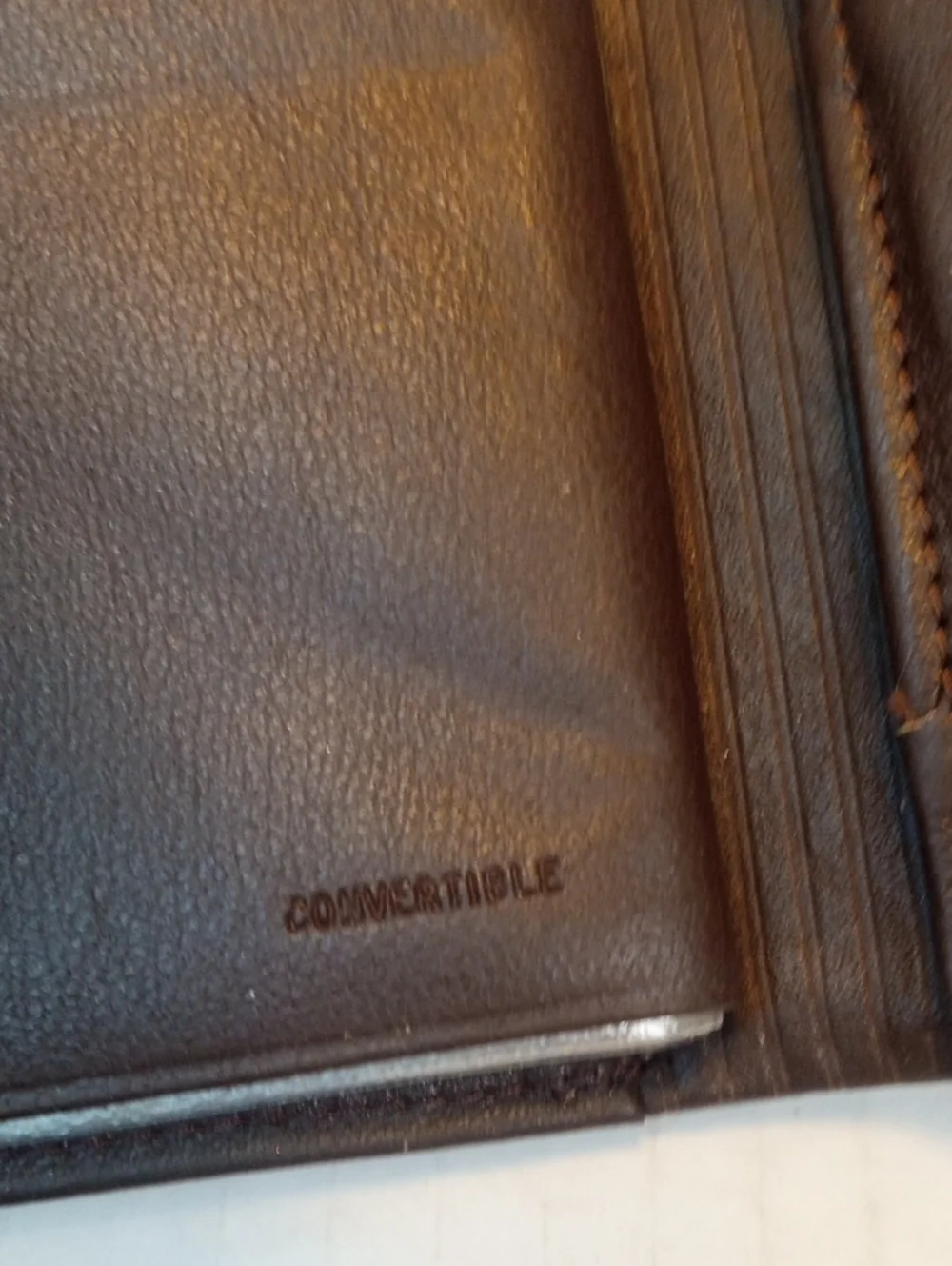 Vintage Brown Billfold Wallet Buxton 1980s With Original Price Tags